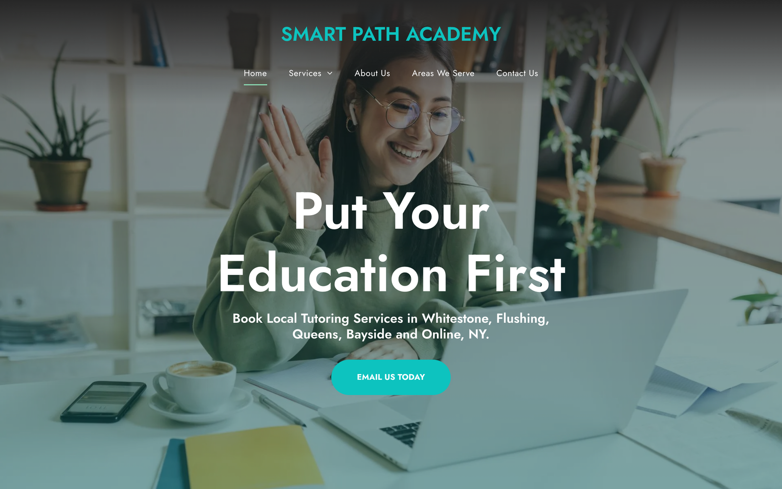 Smart Path Academy homepage screenshot