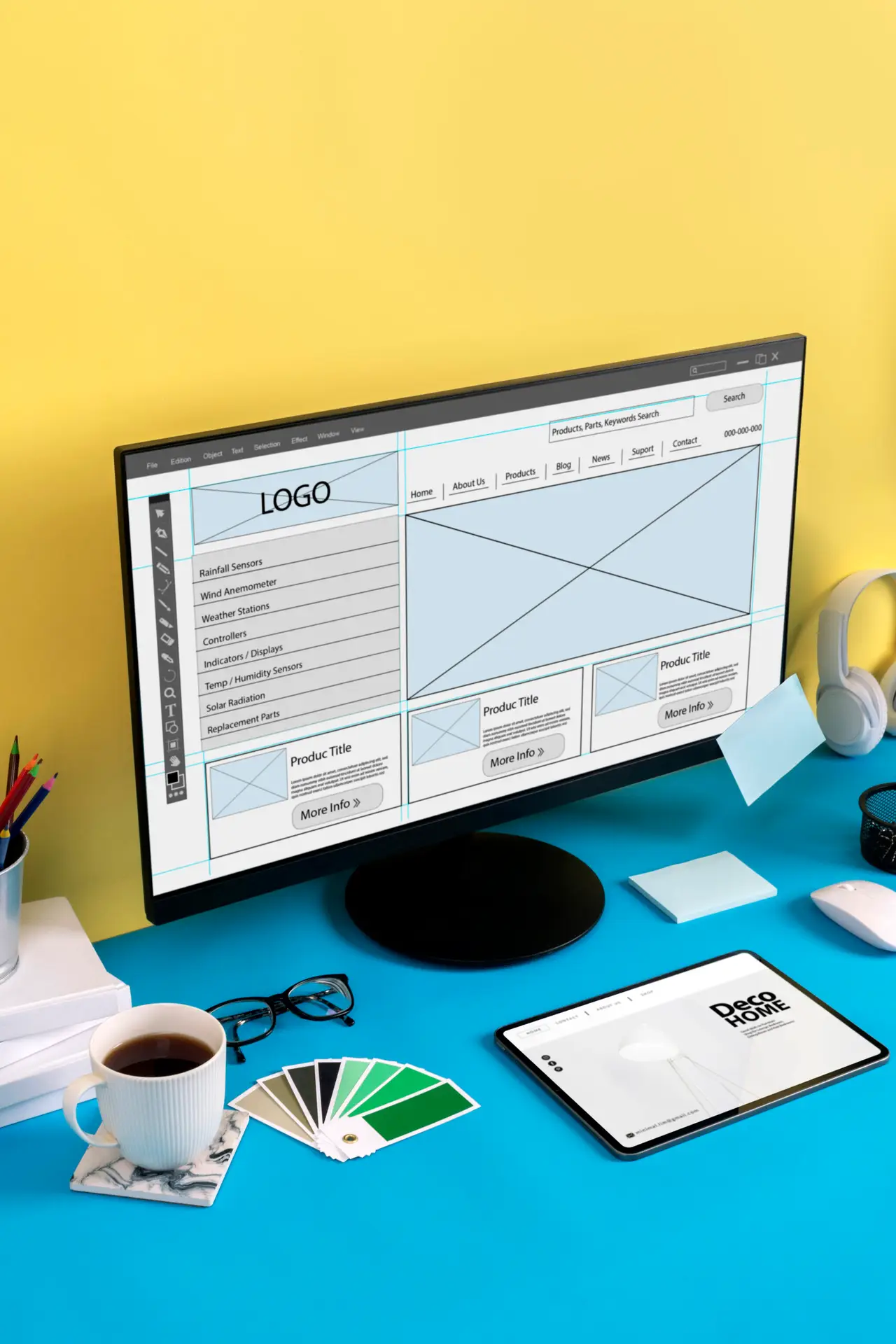 still life graphic design office (1)